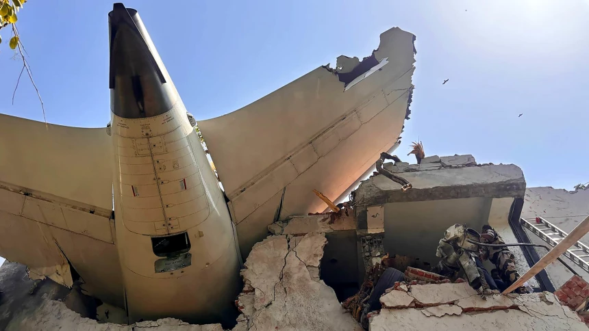 Plane crash with 242 people on board near Indian airport appears to leave no survivors