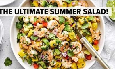 MANGO AVOCADO SHRIMP SALAD | The Best Summer Salad Recipe!